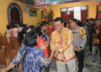 Pastikan Keamanan Malam Natal, Wabup Katamso Bersama Forkopimda Tinjau Gereja