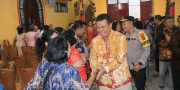 Pastikan Keamanan Malam Natal, Wabup Katamso Bersama Forkopimda Tinjau Gereja