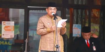 Bupati UAS Pimpin Upacara HUT ke-63 Bank Jambi di Kuala Tungkal