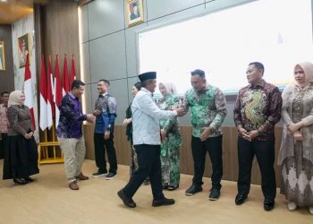Bupati Anwar Sadat Gelar Penyambutan Dandim 0419/Tanjab dan Pisah Sambut Kapolres Tanjab Barat