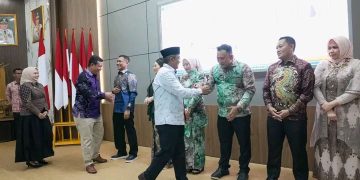 Bupati Anwar Sadat Gelar Penyambutan Dandim 0419/Tanjab dan Pisah Sambut Kapolres Tanjab Barat