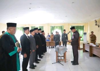 Sekda Tanjab Barat Lantik 7 Pejabat Eselon III dan IV di Lingkup Pemkab Tanjab Barat