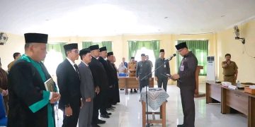 Sekda Tanjab Barat Lantik 7 Pejabat Eselon III dan IV di Lingkup Pemkab Tanjab Barat