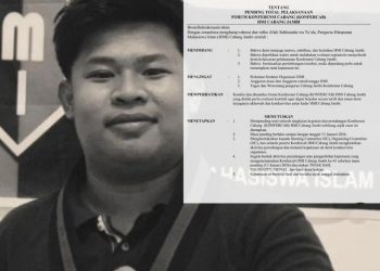 Konfercab ke-41 HMI Cabang Jambi Pending, LAPMI HMI Cabang Jambi Pesan Jaga Stabilitas Organisasi