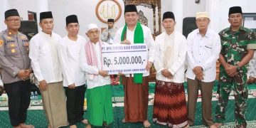 Pemkab Tanjab Barat Gelas Safari Ramadan di Desa Rantau Badak Lamo, Muara Papalik