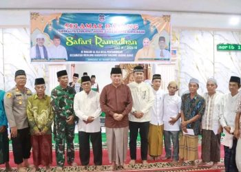 Pemkab Tanjab Barat Gelar Safari Ramadan di Masjid Al-ULA Desa Penyabungan Kecamatan Merlung