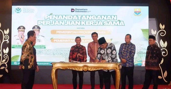 Bupati Anwar Sadat Hadiri Penandatanganan PSEL, Dorong Sampah Jadi Energi Listrik di Jambi Raya