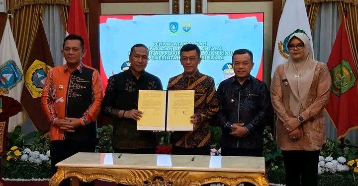 Sinergi Pariwisata dan Ekonomi Lintas Sumatera, Jambi – Kepri Tandatangani Kerjasama Pengelolaan Pulau Berhala