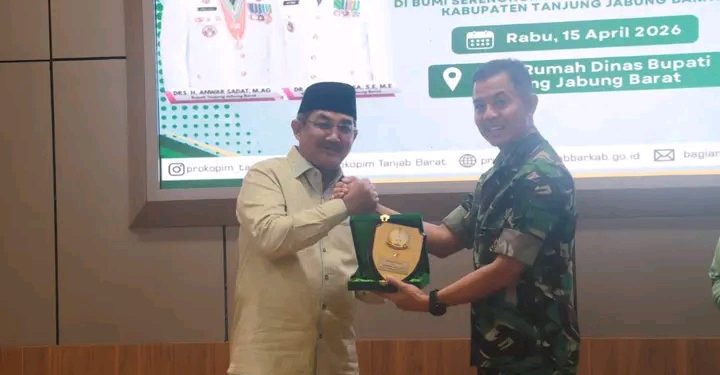 Bupati Anwar Sadat Sambut Kunjungan Danrem 042/Gapu, Perkuat Sinergi TNI dan Pemda