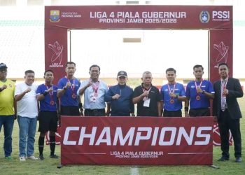 Gubernur Al Haris Dukung Liga 4 Digelar di Stadion Swarna Bhumi, Persebri Wakili Jambi ke Tingkat Nasional
