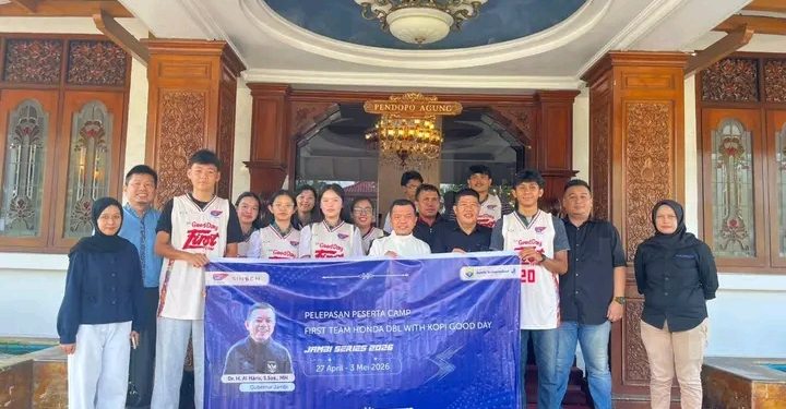 Gubernur Al Haris Lepas Tim DBL Jambi, Siap Harumkan Nama Daerah di Ajang Nasional