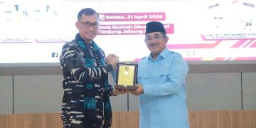Bupati Anwar Sadat Sambut Kunker Danlanal Palembang, Perkuat Sinergi Keamanan Maritim