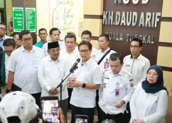 Bupati Anwar Sadat Sambut dan Apresiasi Kunjungan Menteri Kesehatan dan Gubernur Jambi ke RSUD KH Daud Arif