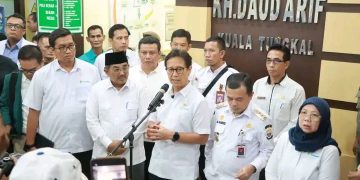 Bupati Anwar Sadat Sambut dan Apresiasi Kunjungan Menteri Kesehatan dan Gubernur Jambi ke RSUD KH Daud Arif