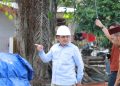Usai Hadiri Silaturahmi PABPDSI, Bupati Anwar Sadat Tinjau Pengerjaan Box Culvert di Tanjung Bojo