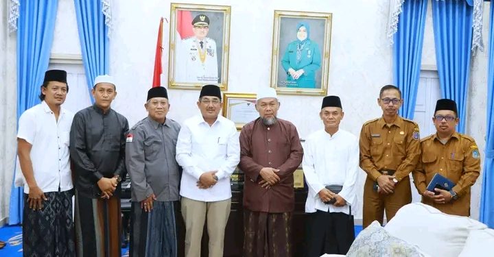 Bupati Anwar Sadat Sambut Silaturahmi Pengurus JATMAN NU Provinsi Jambi