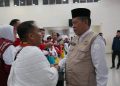 Wagub Sani Lepas 442 JCH Kloter BTH 22 Provinsi Jambi, Doakan Keselamatan dan Keberkahan Bagi Keluarga dan Daerah