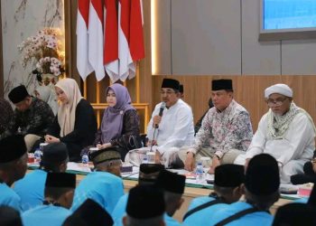 Bupati Anwar Sadat Lepas 376 Calon Jemaah Haji Tanjab Barat 2026, Titip Doa untuk Daerah dan Tuan Guru