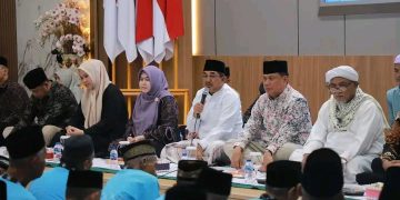Bupati Anwar Sadat Lepas 376 Calon Jemaah Haji Tanjab Barat 2026, Titip Doa untuk Daerah dan Tuan Guru