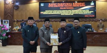 Bupati dan Wakil Bupati Hadiri Rapat Paripurna Keempat DPRD, Ranperda Pertanggungjawaban APBD 2025 Disetujui Bersama