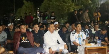 Nobar Bersama Masyarakat, Bupati Anwar Sadat Saksikan Argentina Lolos ke Final Piala Dunia 2026