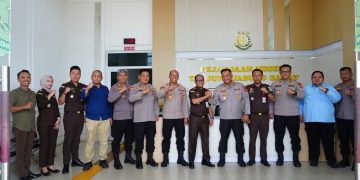 Tingkatkan Sinergitas, Kapolres Tanjab Barat Silaturahmi ke Kejari
