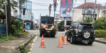 Gandeng BPTD Jambi, Dishub Tanjab Barat Hidupkan Kembali Lampu Lalu Lintas yang Mati Total
