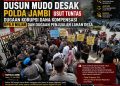 Massa Aksi di Polda Jambi Tuntut Pengusutan Dugaan Korupsi Dana Kompensasi Rp8,9 Miliar
