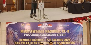 Mahmud Marhaba Buka Munas III PJS, DPD PJS Jambi Siap Kawal Transformasi Jurnalis Siber di Era Digital