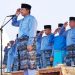 Peringati Hari Jadi ke-61, Pemkab Tanjab Barat Gelar Upacara, Lepas Peserta Jambore, dan Beri Penghargaan Kades Lurah Berprestasi