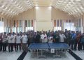 Semarakkan HUT ke-81 RI dan Hari Jadi ke-61 Tanjab Barat, Wabup Katamso Buka Turnamen Tenis Meja Antarinstansi