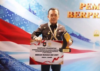 Jambi Raih Penghargaan Daerah Berprestasi, Dapat Rp 5 Miliar untuk Bedah 250 Rumah