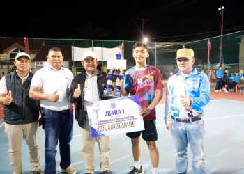 Turnamen Bola Voli HUT ke-61 Tanjab Barat Resmi Ditutup, Betara dan Sungai Rambai Raih Juara