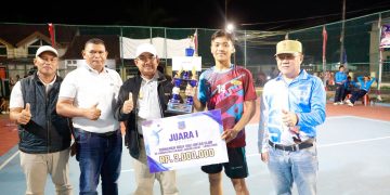 Turnamen Bola Voli HUT ke-61 Tanjab Barat Resmi Ditutup, Betara dan Sungai Rambai Raih Juara