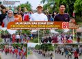 Semarak HUT ke-81 RI, Ratusan Warga Desa Simpang Terusan Ikuti Jalan Santai dan Senam Sehat