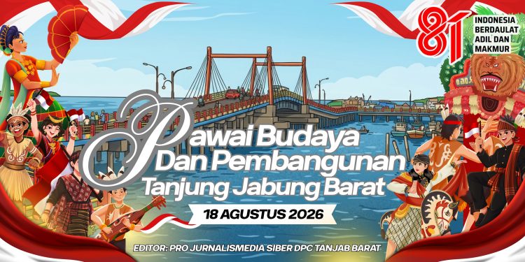 Semarak HUT ke-81 RI: Pawai Budaya dan Pembangunan di Tanjab Barat Berlangsung Meriah!