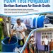 Hadir di Tengah Masyarakat, PDAM Tirta Pengabuan Berikan Bantuan Air Bersih Gratis
