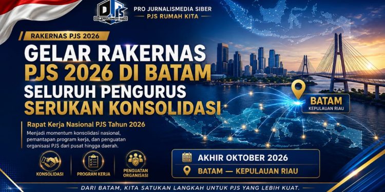 Gelar Rakernas PJS 2026 di Batam, Seluruh Pengurus Serukan Konsolidasi