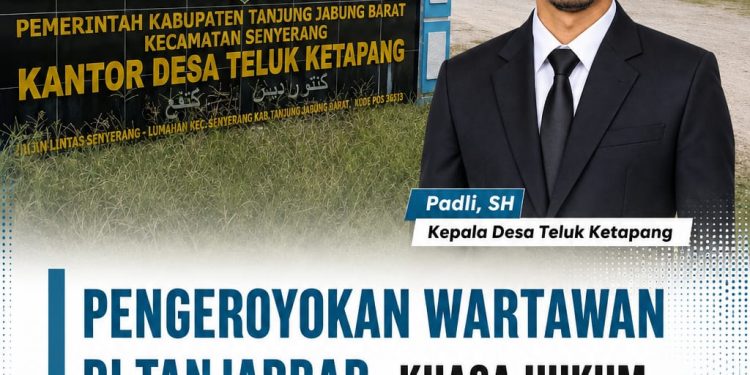 Pengeroyokan Wartawan di Tanjabbar, Kuasa Hukum Minta Dinas PMD Periksa Kades dan Perangkat Desa Terkait Penyalahgunaan Jabatan