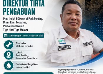 Terkait Macetnya Distribusi Air PDAM, Ini Penjelasan Direktur