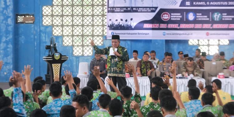 Stop Bullying dan Radikalisme, Wagub Abdullah Sani Dorong Siswa Jadi Garda Terdepan Bangsa