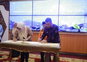 Wabup Katamso Teken Komitmen PI 7% WK Jabung, Dorong Optimalisasi Pendapatan Daerah dan Kepastian Batas Wilayah