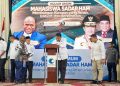 Mewakili Bupati Tanjab Barat, Sekda Hermansyah Hadiri Penandatanganan MoU Bersama Menteri HAM RI