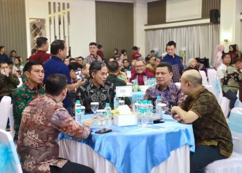 Wabup Tanjab Barat Hadiri Acara Kenal Pamit Kapolda Jambi di Gedung Siginjai